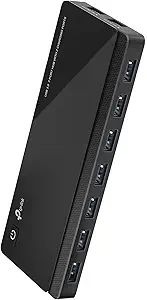 TP-Link Powered USB Hub 3.0 with 7 USB 3.0 Data Ports and 2 Smart Charging USB Ports. Compatible with Windows, Mac, Chrome, Linux OS, with Power On/Off Button, 12V/4A Power Adapter